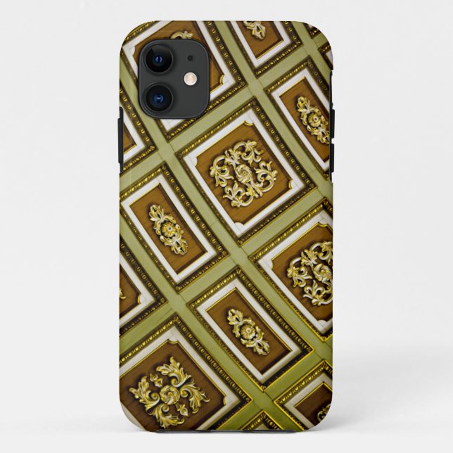 Green and Brown Architecture Print Case-Mate iPhone Case (Back)