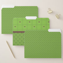 Green and Brown Half Circle Plaid Pattern