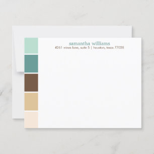 Green and Brown Modern Decorative Colour Blocks