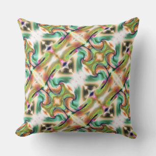 Green and 'brown' rapport that reminiscent bamboo cushion