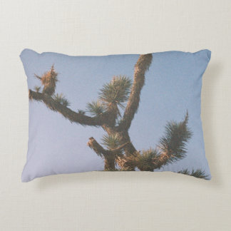 GREEN AND BROWN TREE UNDER BLUE SKY DECORATIVE CUSHION