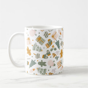 Green And Gold Christmas Holiday Party Coffee Mug