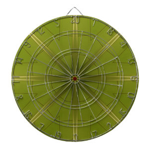 Green and Gold Dartboard