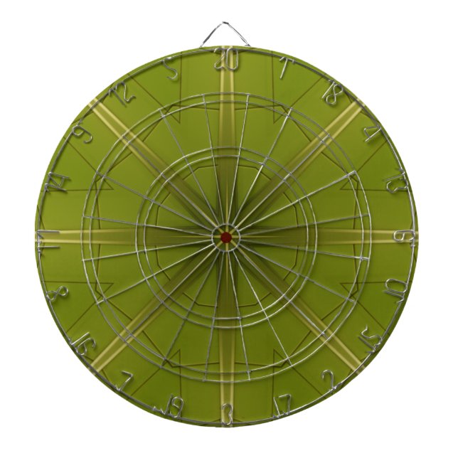 Green and Gold Dartboard (Front)