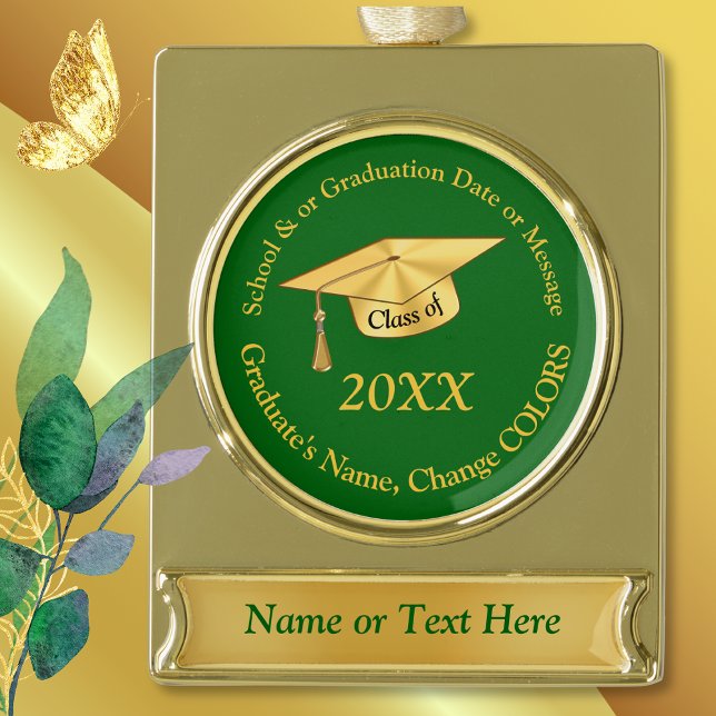 Green and Gold Graduation Christmas Ornaments (2025, 2024, 2023 Graduation Ornament. 2023 graduation gifts for brother, sister, boyfriend, son.)