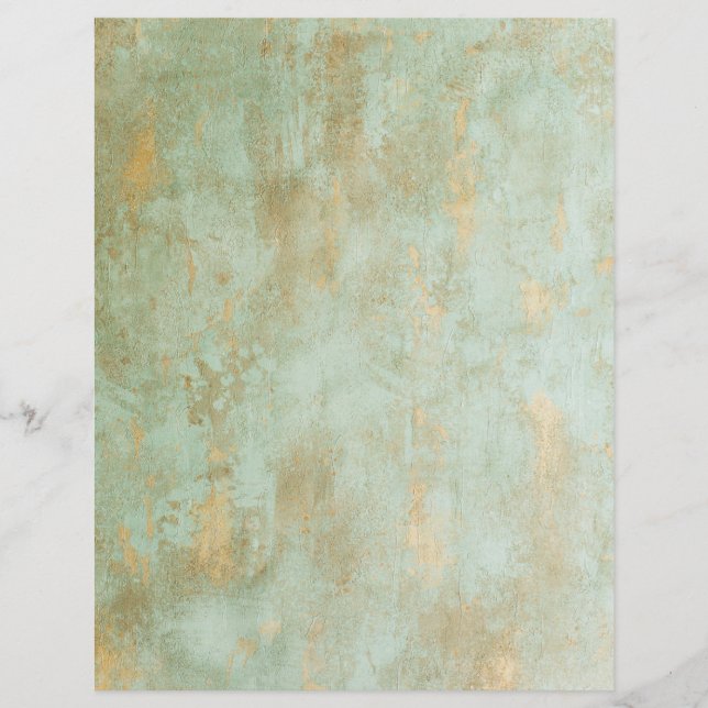 Green and Gold Grunge (Front)