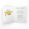Green and Gold High School Graduation Cards