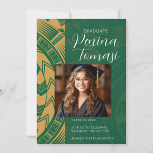 Green and Gold Invitation