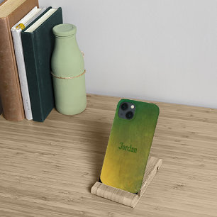 Green and Gold iPhone / iPad case