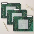 Green and Gold Malachite Marble Stone