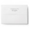 Green and Gold Mountain Wedding Envelope