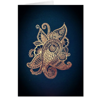 Green and gold Paisley