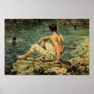 Green and Gold Poster