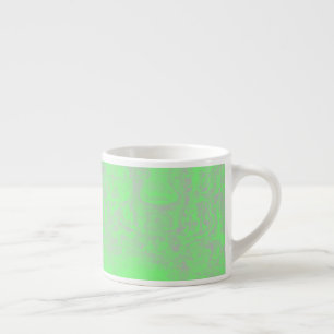 green and grey marble espresso cup