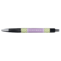 Green and Lavender Diamonds Pattern