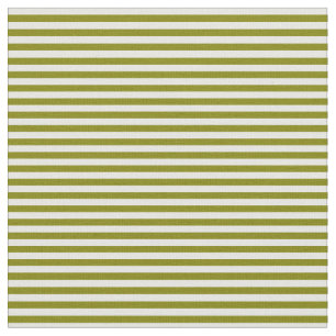 Green and Mint Cream Pattern of Stripes Fabric