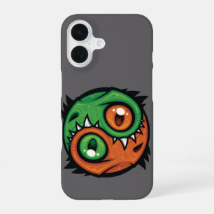 Green and Orange Yin Yang Dragons iPhone 16 Case
