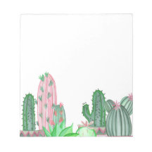 Green and Pink Cactus Border