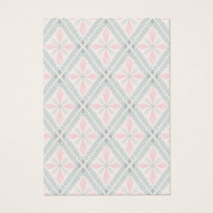 Green and pink pastel diamond pattern