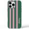 Green and Pink  Stripes Pattern Personalised 