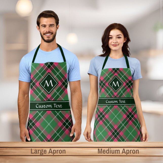 Green and Pink Tartan Apron (Creator Uploaded)