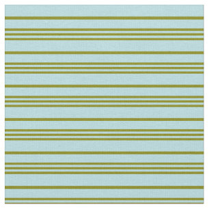 Green and Powder Blue Coloured Lines Fabric