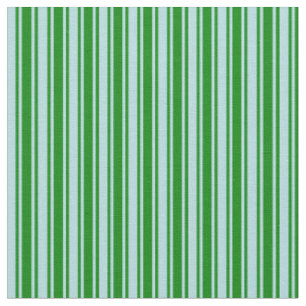Green and Powder Blue Coloured Stripes Pattern Fabric