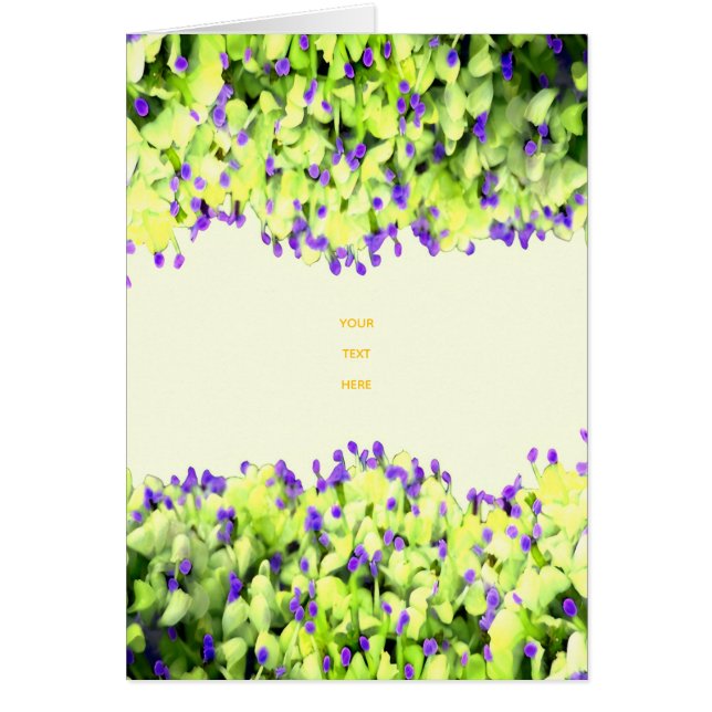 green and purple blooms (Front)