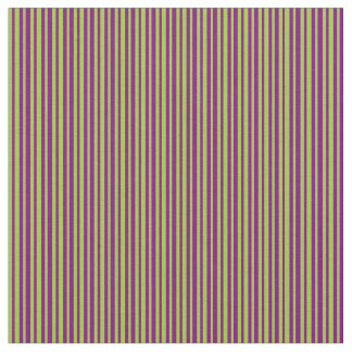 Green and Purple Coloured Pattern of Stripes Fabric