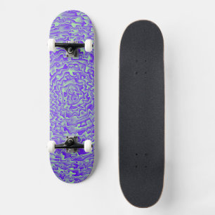 Green and Purple Design Skateboard