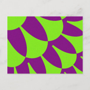 Green and Purple Scales Postcard