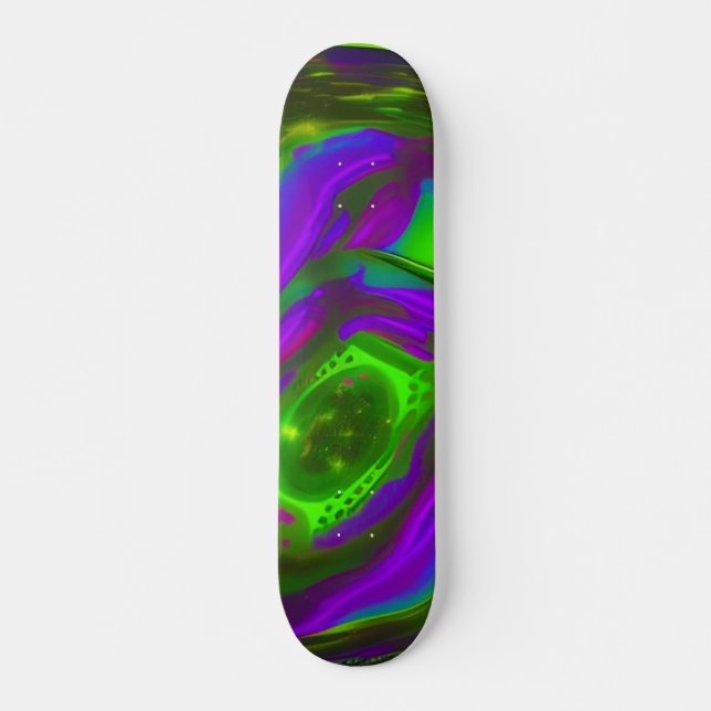 Green and Purple Skateboard (Front)