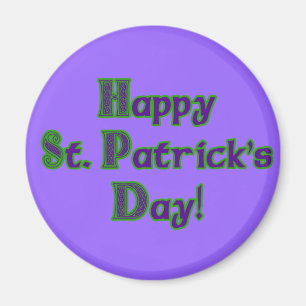 Green and Purple St. Patrick's Day shirts Magnet