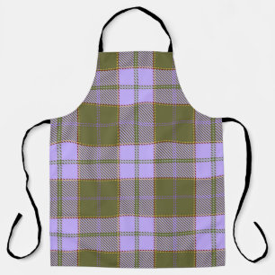 Green and Purple Tartan Plaid Scottish Seamless Pa Apron