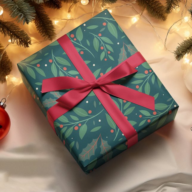 Green and Red Christmas Wrapping Paper (Creator Uploaded)