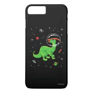 Green And Red Parasaurolophus Dinos In Space Case-Mate iPhone Case