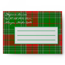 Green and Red Plaid Holiday