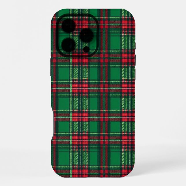 Green and red squares iPhone case (Back)