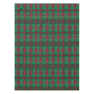 Green and red squares tablecloth