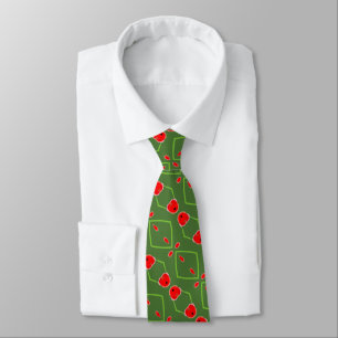 Green and Red Tie