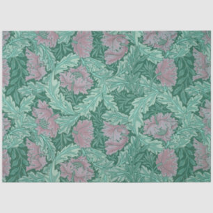 Green and Red Wreath Pattern (by William Morris) Tissue Paper
