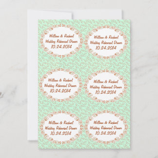 Green and Tan Cottage Chic Custom Favour Tags