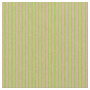 Green and Tan Lines/Stripes Pattern Fabric