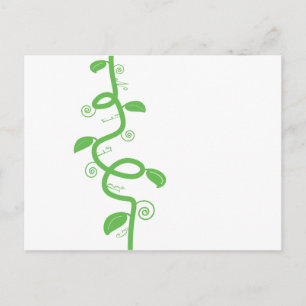 Green and the Beanstalk Postcard