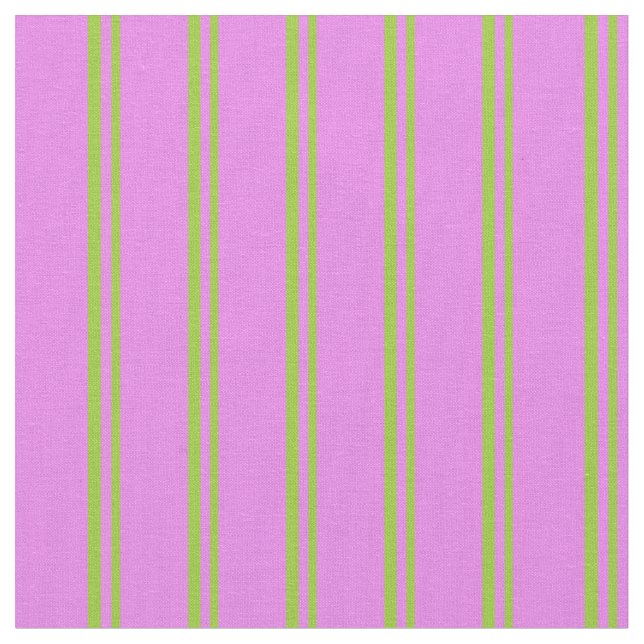 Green and Violet Stripes Fabric (Close Up)
