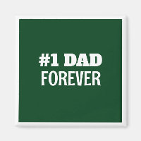 Green and White #1 Dad Forever Father's Day Gift