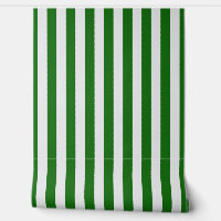 Green and white awning stripe