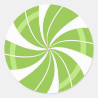 Green and white candy swirl, peppermint candy