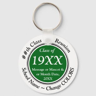 Green and White, Class of 1972, Cheap Keychains