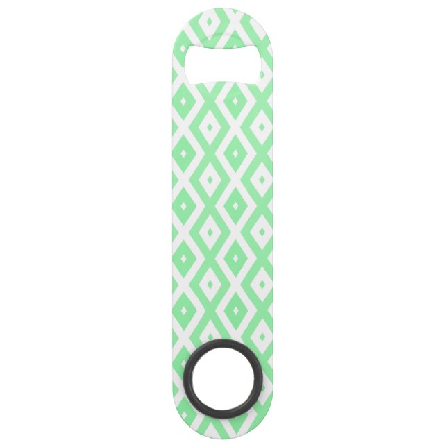 Green and white diamond pattern (Front)